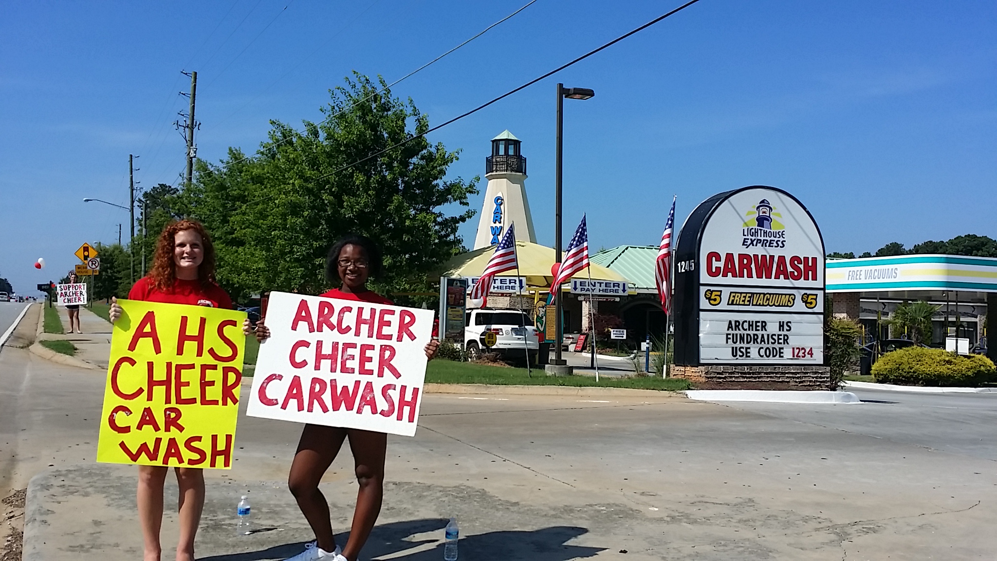 Archer High School Fundraiser Lighthouse Express Car