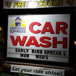 conyers car wash sign